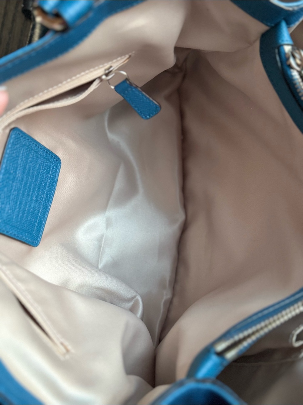 Coach blue tote 👜 - Picture 12 of 16